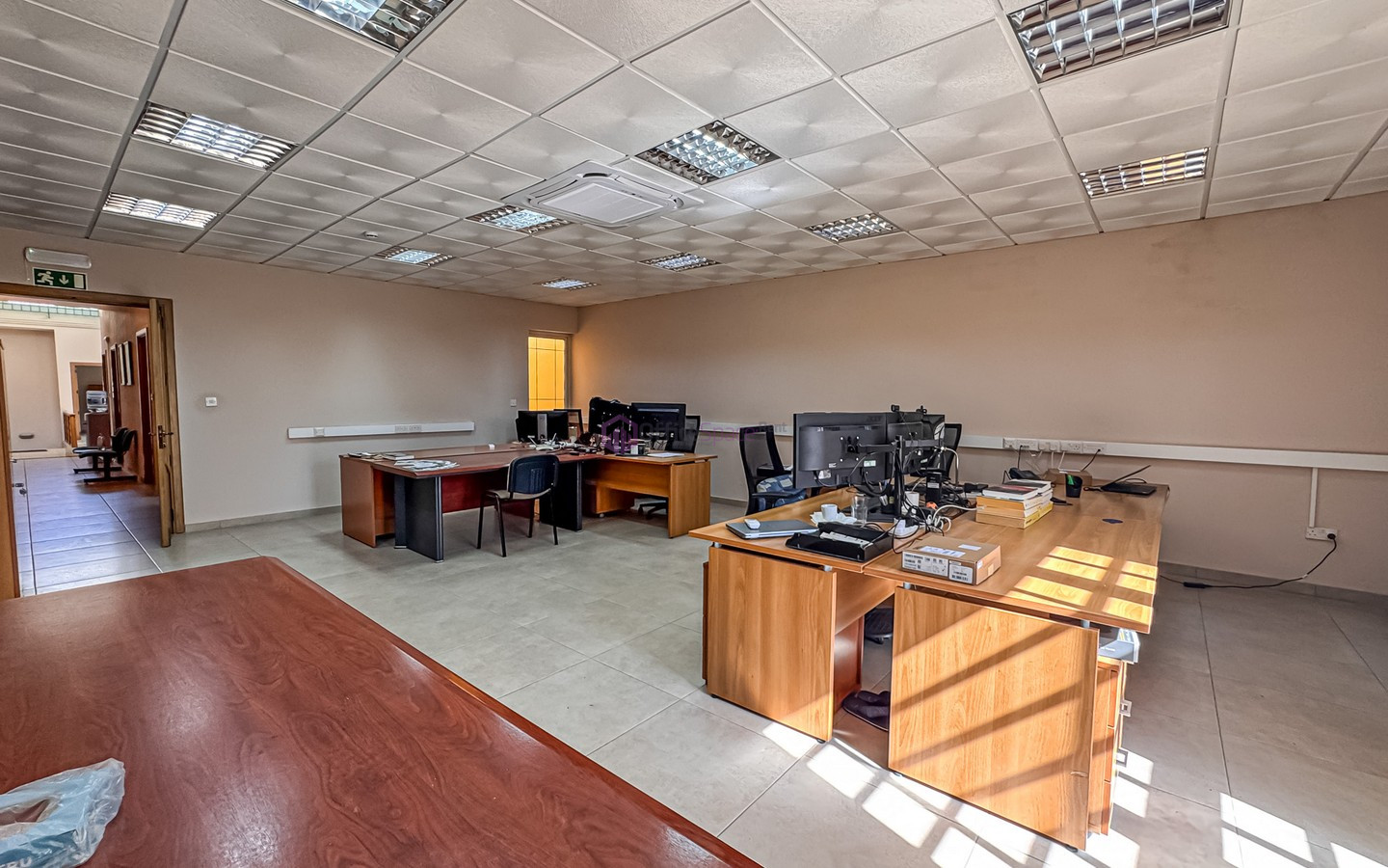 Office with Parking and Stores