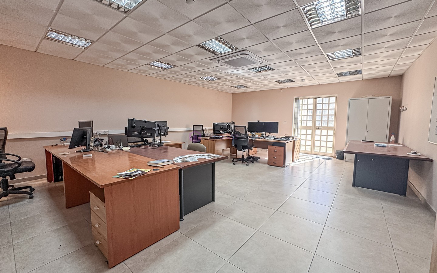 Office with Parking and Stores