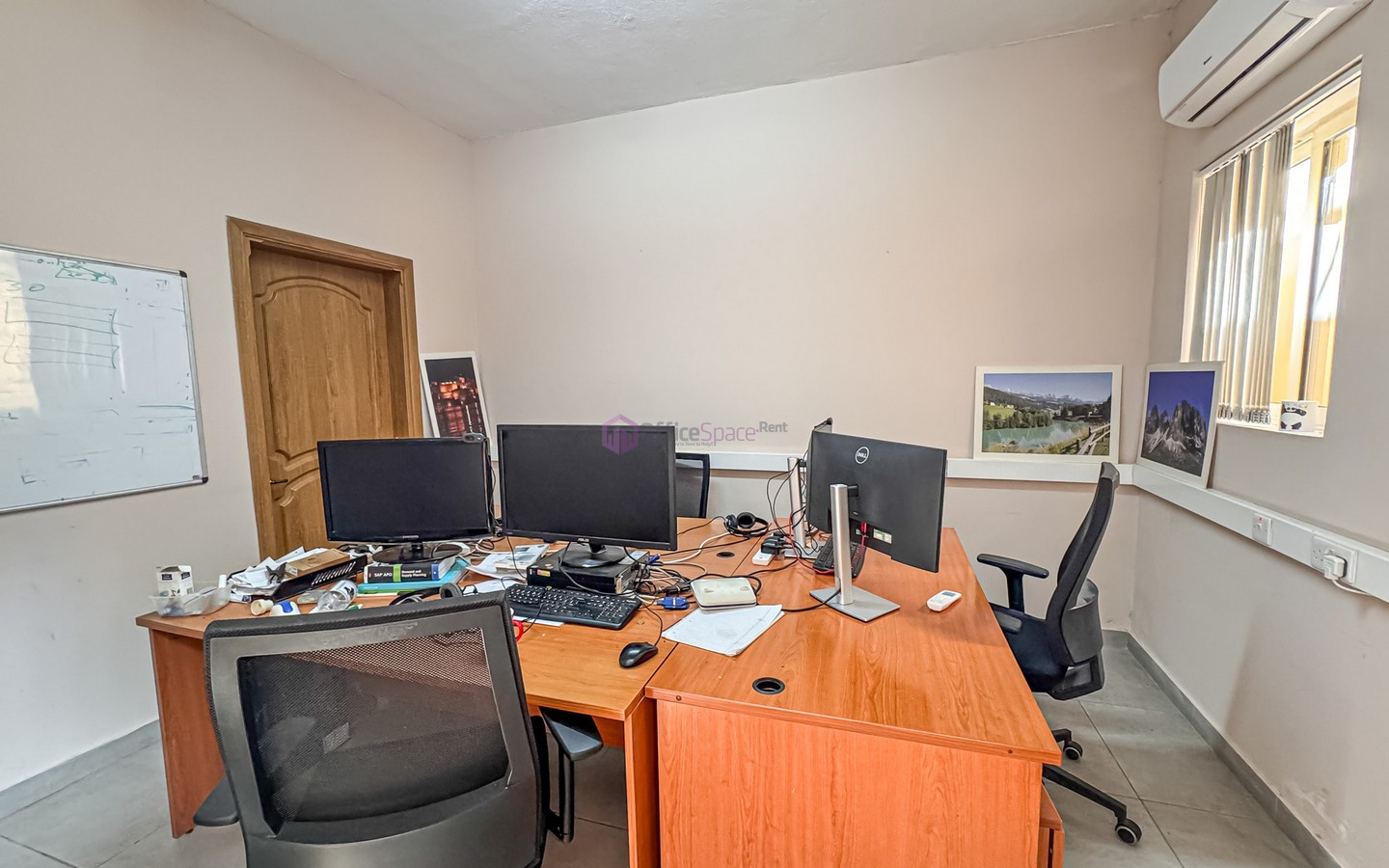 Office with Parking and Stores