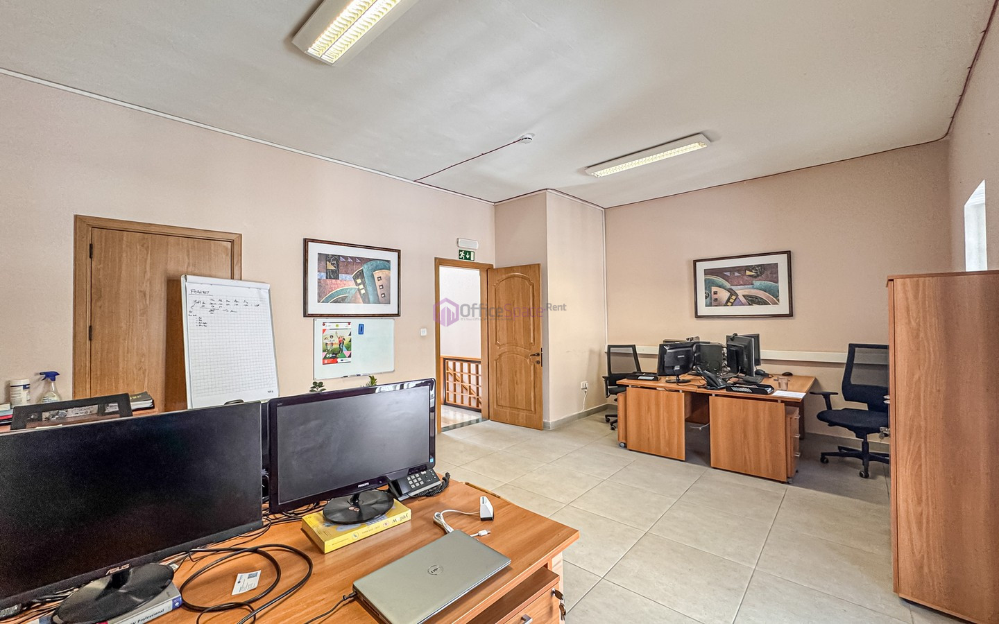 Office with Parking and Stores