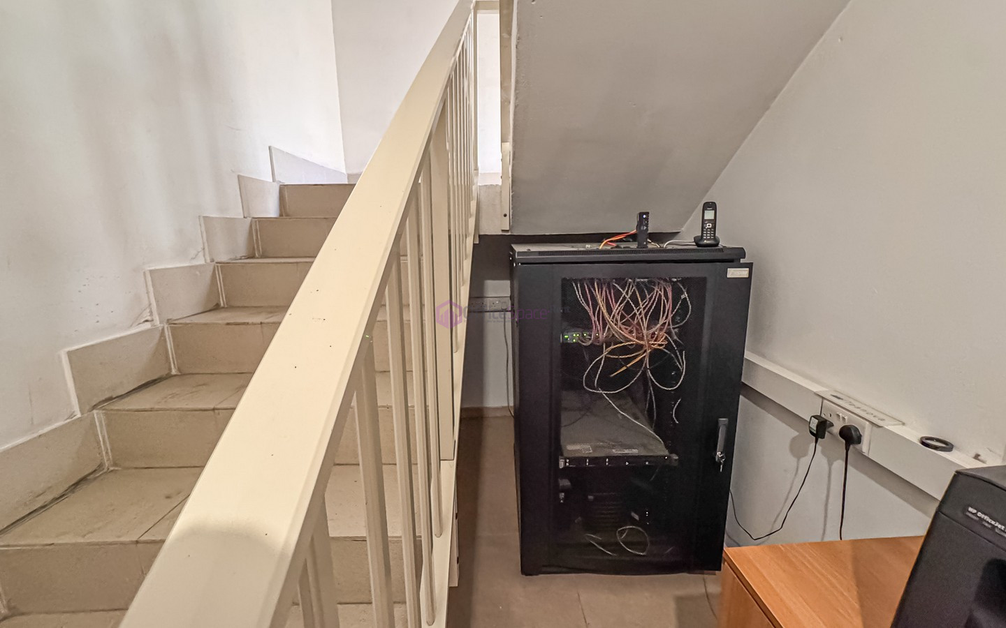 Office with Parking and Stores