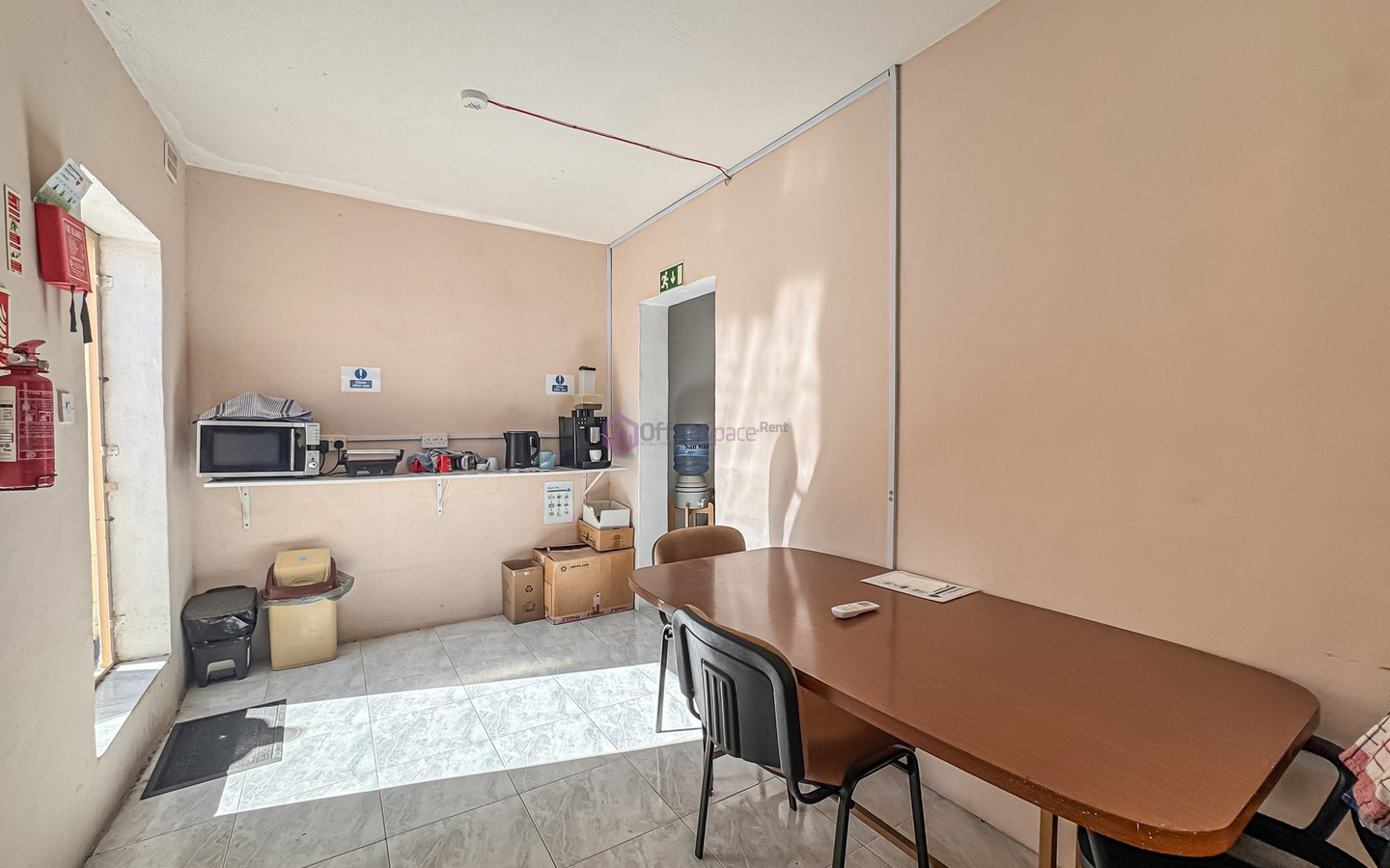 Office with Parking and Stores