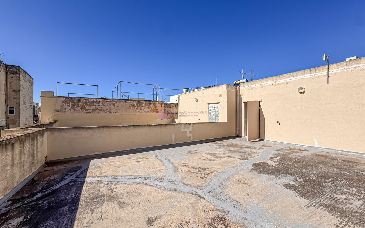 Office with Parking and Stores