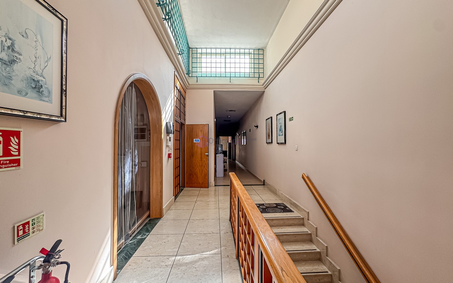 Office with Parking and Stores