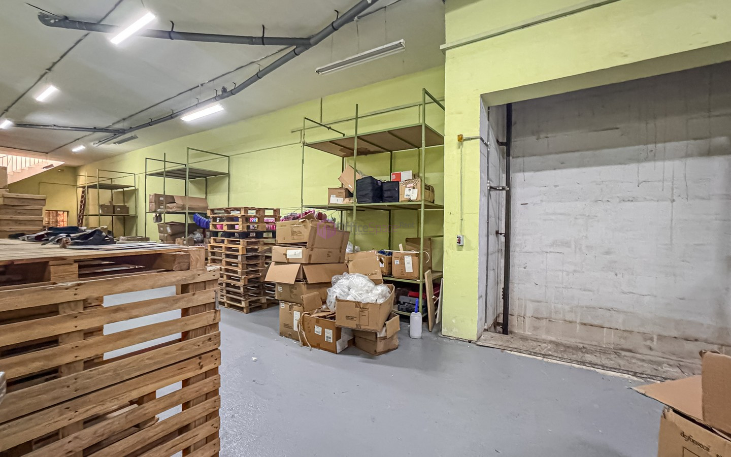 Office with Parking and Stores