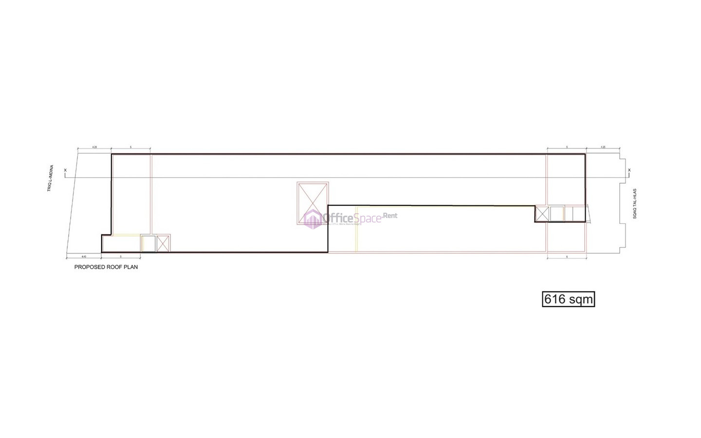 Large Penthouse Office in Haz Zebbug