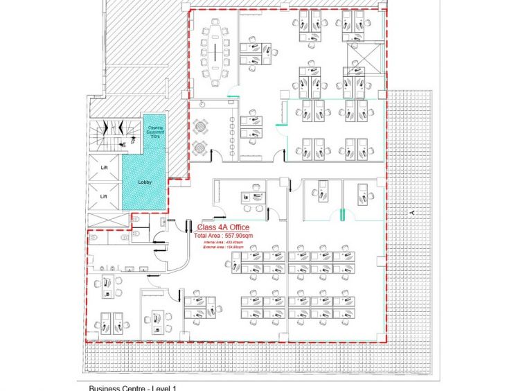 St Julian’s Office for 40–55 Workstations